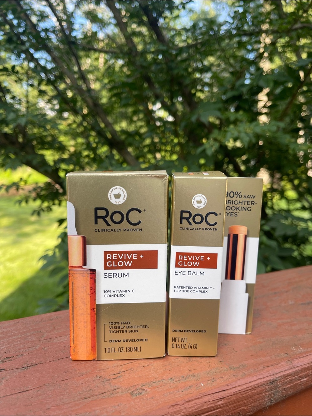 RoC Revive + Glow Serum and Eye Balm Set